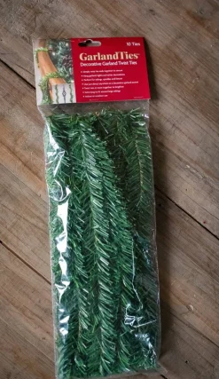Decorator's Warehouse 14” Noble Pine Garland Ties - 10 Pack > Real Touch Garlands|Cardinal