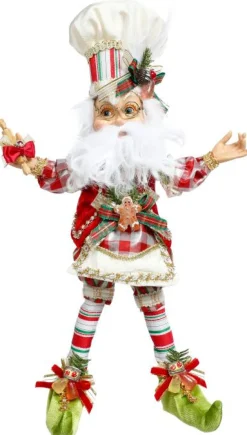 Decorator's Warehouse 14" North Pole Confectioner Elf, Small - Mark Roberts > Mark Roberts