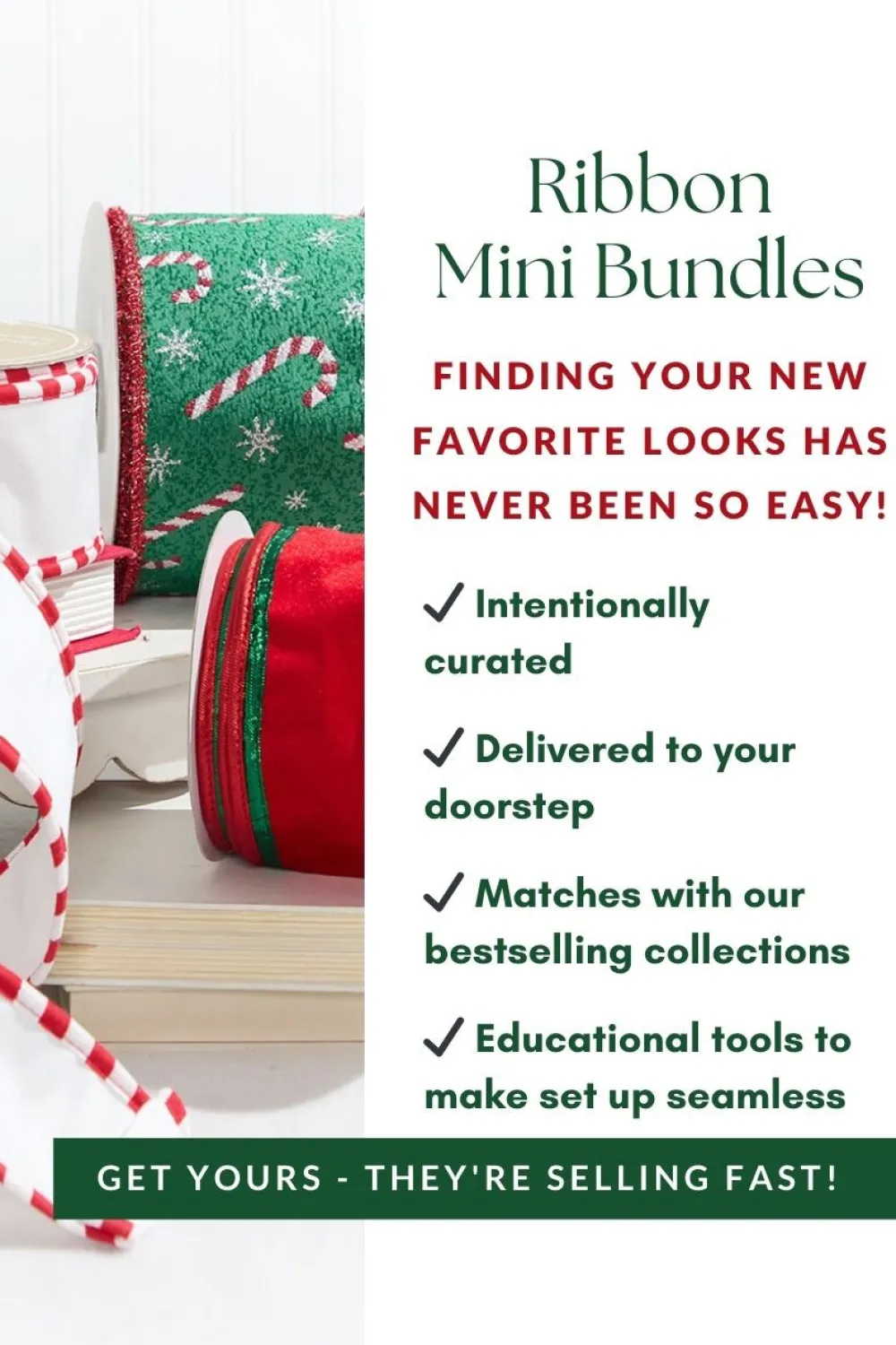 Decorator's Warehouse North Pole Party Ribbon Mini Bundle > Christmas Decor|Christmas Ribbon