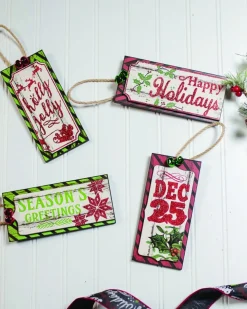Decorator's Warehouse Nostalgia Christmas Tag Ornaments > Christmas Ornaments|Christmas Ornaments