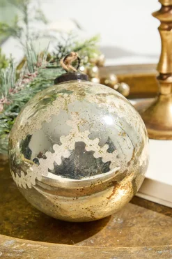 Decorator's Warehouse 5" Notre Dame Glass Ball Ornament > Christmas Decor|Natural Elegance