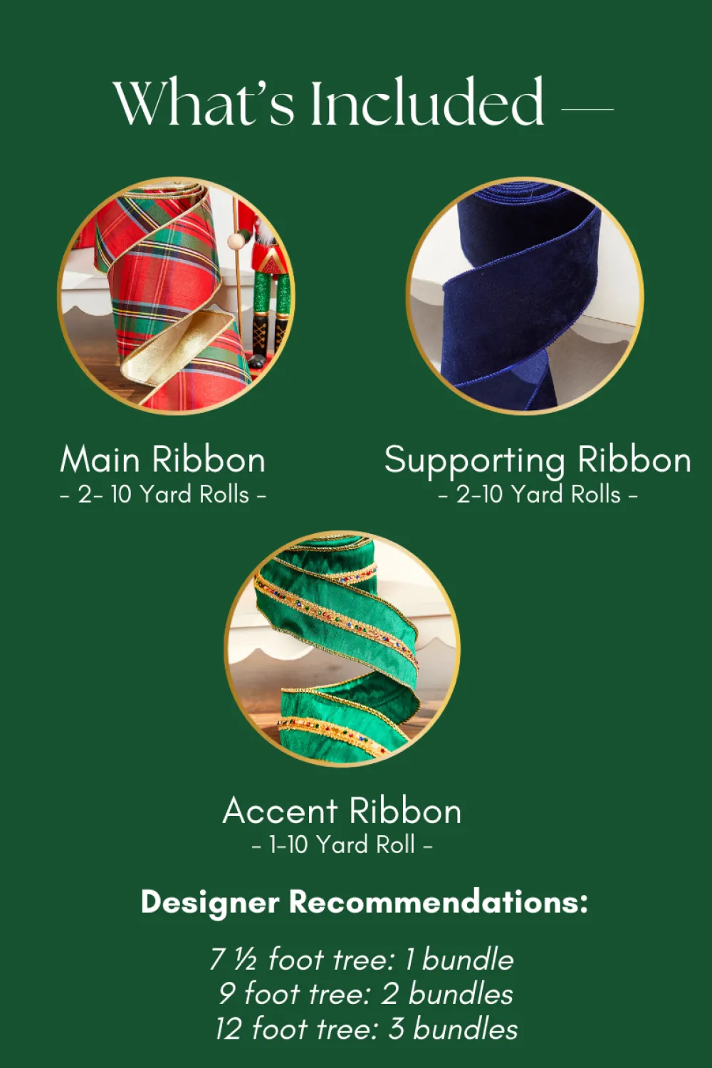 Decorator's Warehouse Nutcracker Ribbon Mini Bundle > Christmas Ribbon|Nutcracker
