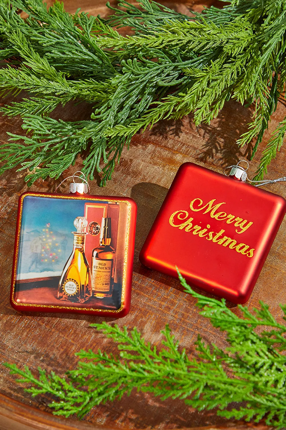 Decorator's Warehouse 4" Old Saint Nick's Bourbon Ornament > Christmas Decor|Christmas Ornaments