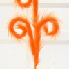 Decorator's Warehouse 28" Orange Furry Spiral Curly Spray > Halloween|Halloween