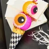 Decorator's Warehouse 13" Orange & Pink Eyes Cream Ornament > Halloween|Halloween