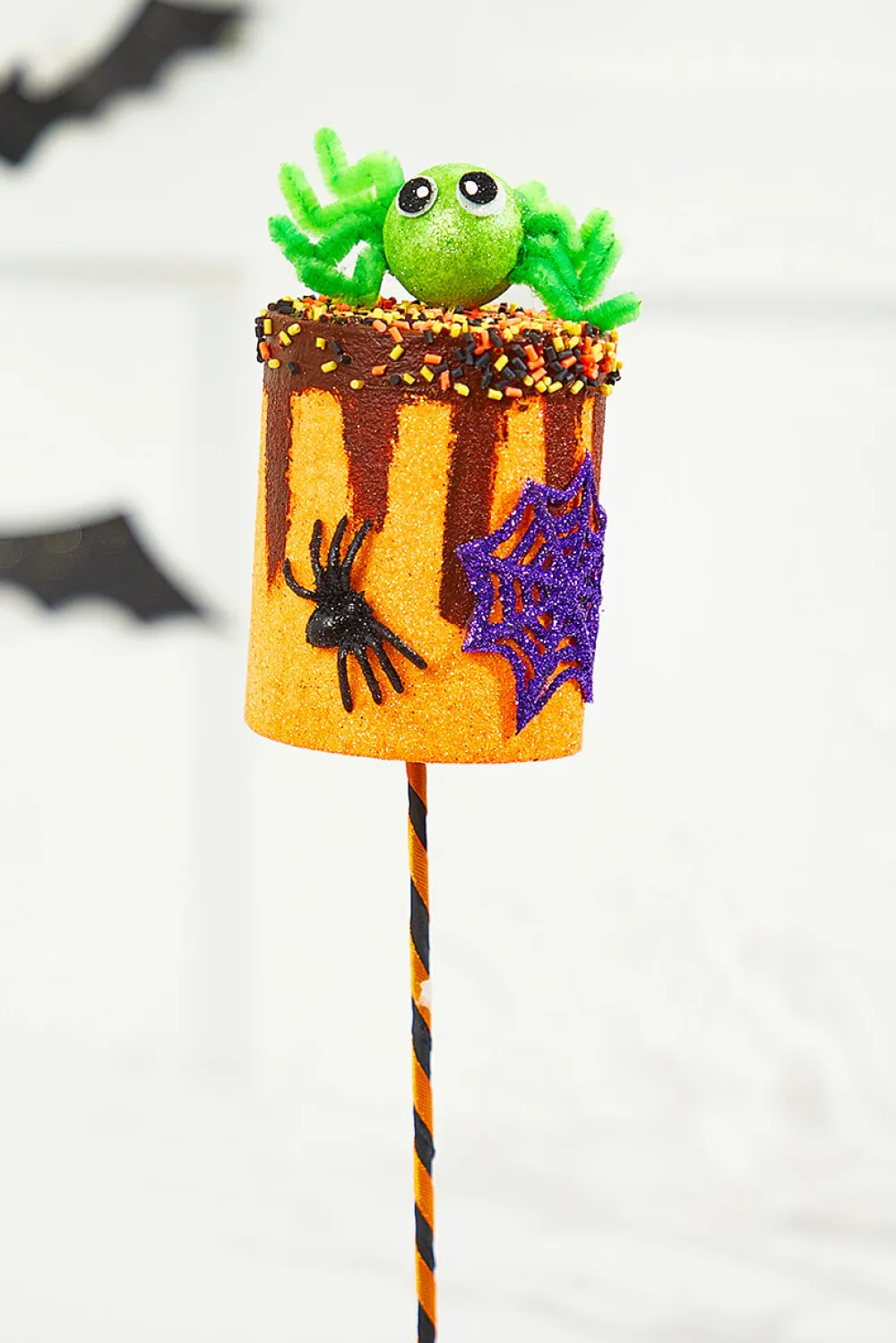 Decorator's Warehouse 18" Orange Spider Marshmallow Pick > Halloween|Halloween