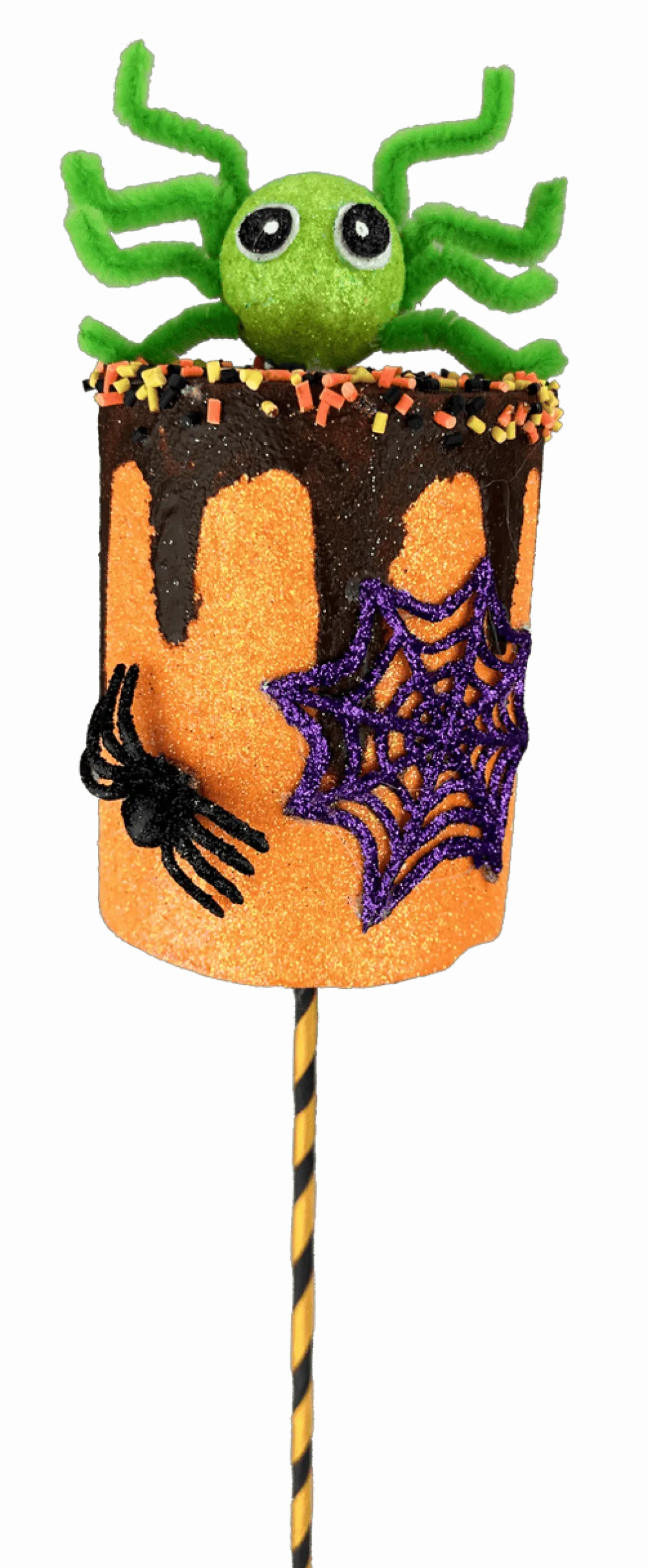 Decorator's Warehouse 18" Orange Spider Marshmallow Pick > Halloween|Halloween