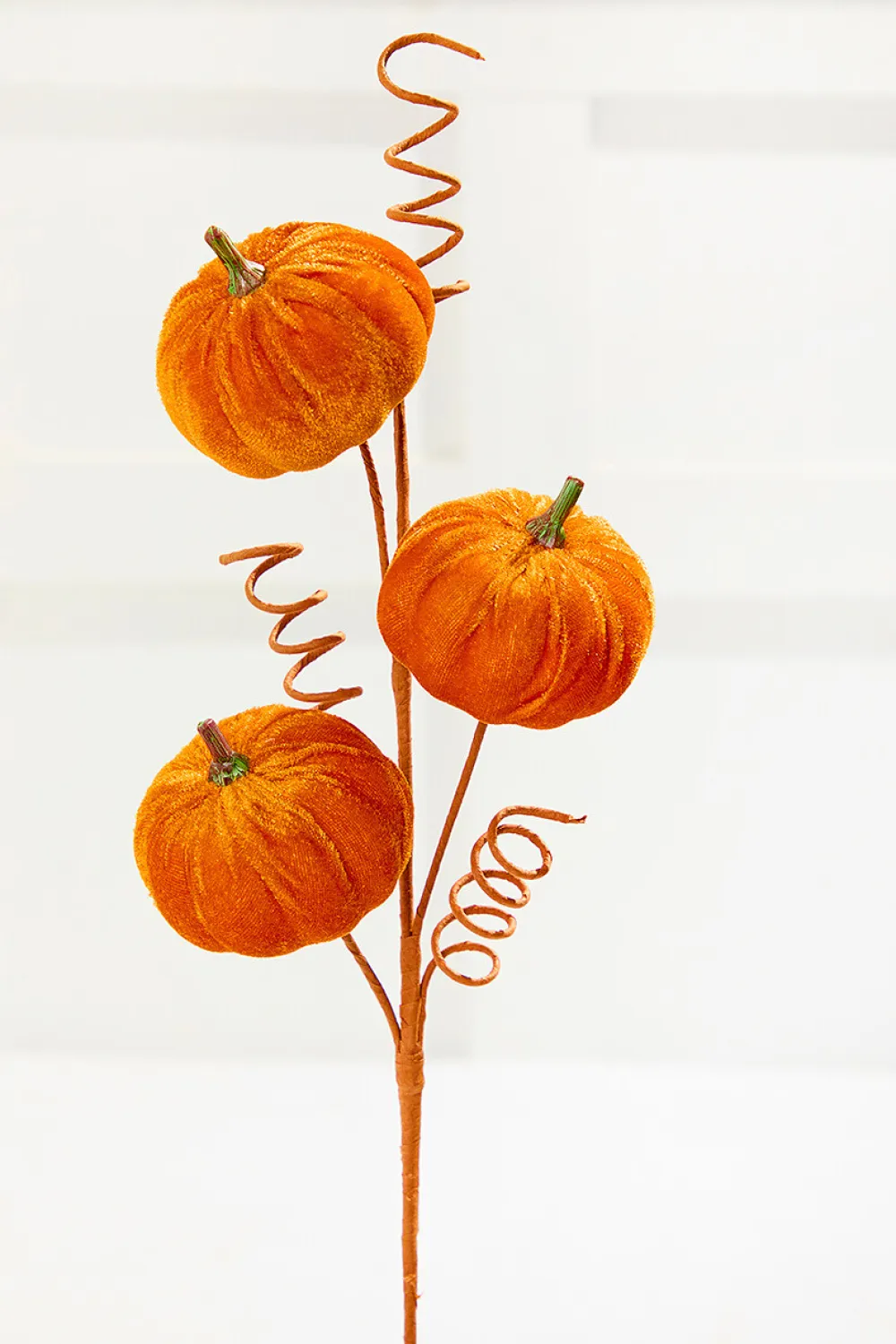 Decorator's Warehouse 24" Orange Velvet Pumpkin Spray > Fall Decor|Fall Decor