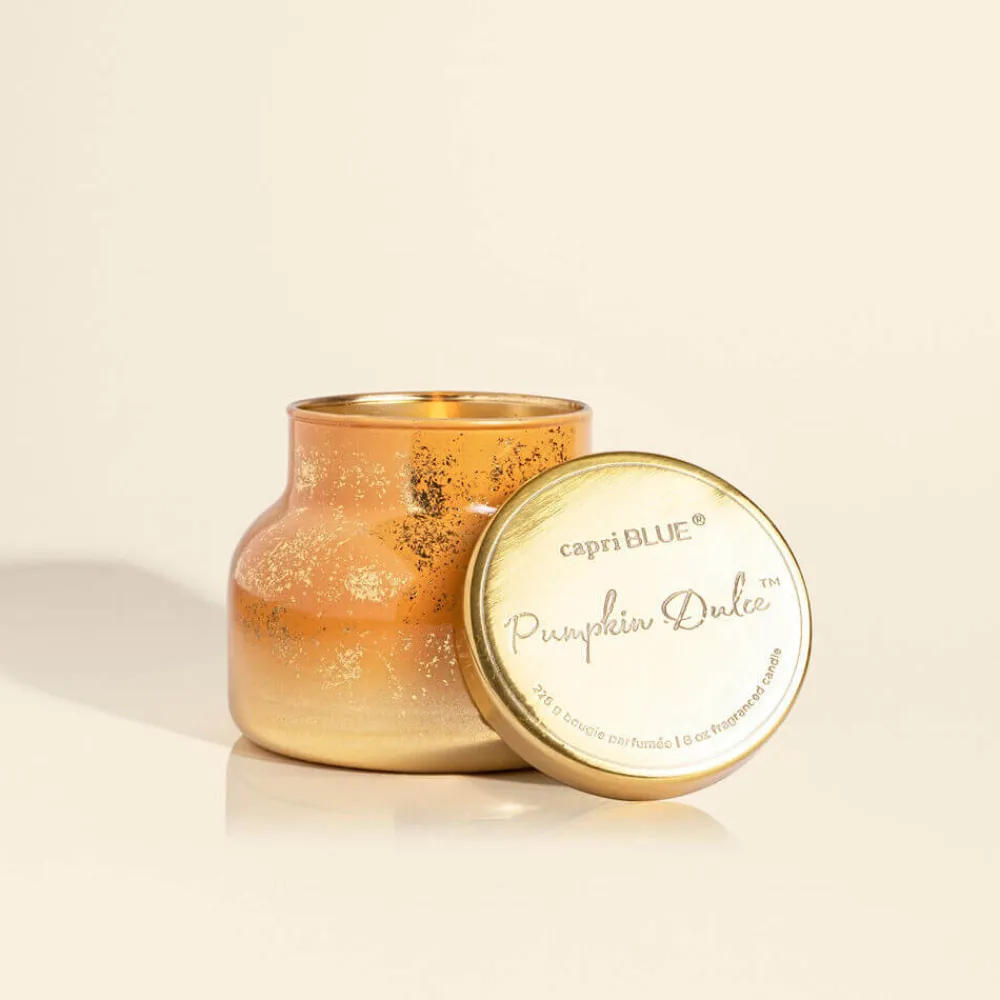 Decorator's Warehouse 8 Oz. Pumpkin Dulce Glimmer Petite Jar Candle > Fun Gifts|Christmas Decor