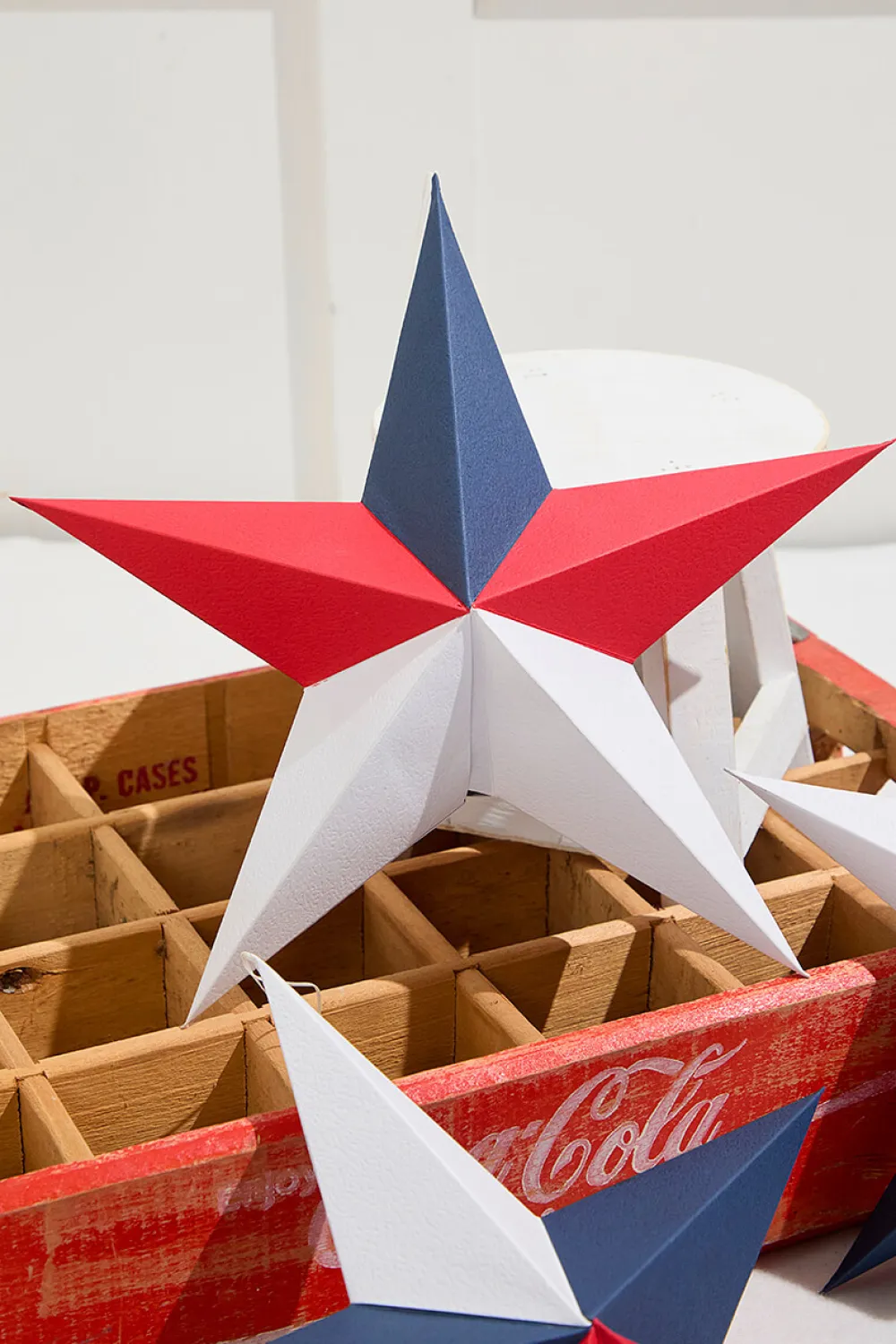 Decorator's Warehouse 11.75" Paper Americana Star Ornament > Patriotic Decor|Patriotic Decor