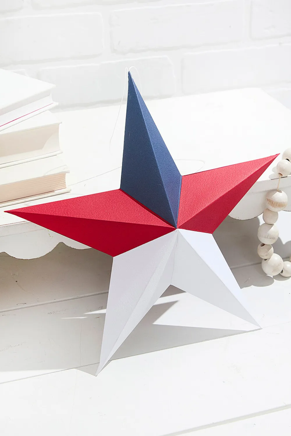 Decorator's Warehouse 11.75" Paper Americana Star Ornament > Patriotic Decor|Patriotic Decor