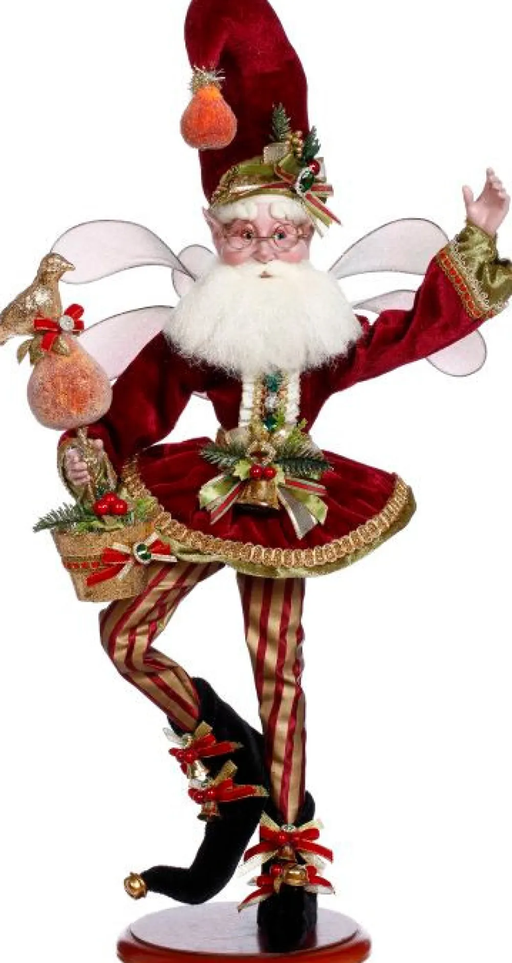 Decorator's Warehouse 23" Partridge in a Pear Tree Fairy On Base - Mark Roberts > Mark Roberts