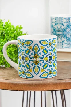Decorator's Warehouse Patterned Dolomite Mug - Set of 4 > Christmas Decor|Spring Decor