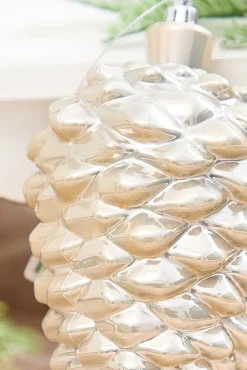 Decorator's Warehouse 6" Pearlescent Pinecone Ornament > Christmas Decor|Natural Elegance