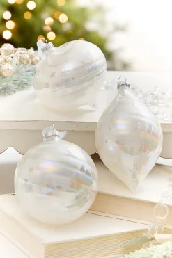Decorator's Warehouse 4" - 6" Pearlescent Swirl Ornament > Sugar & Spice|Christmas Decor