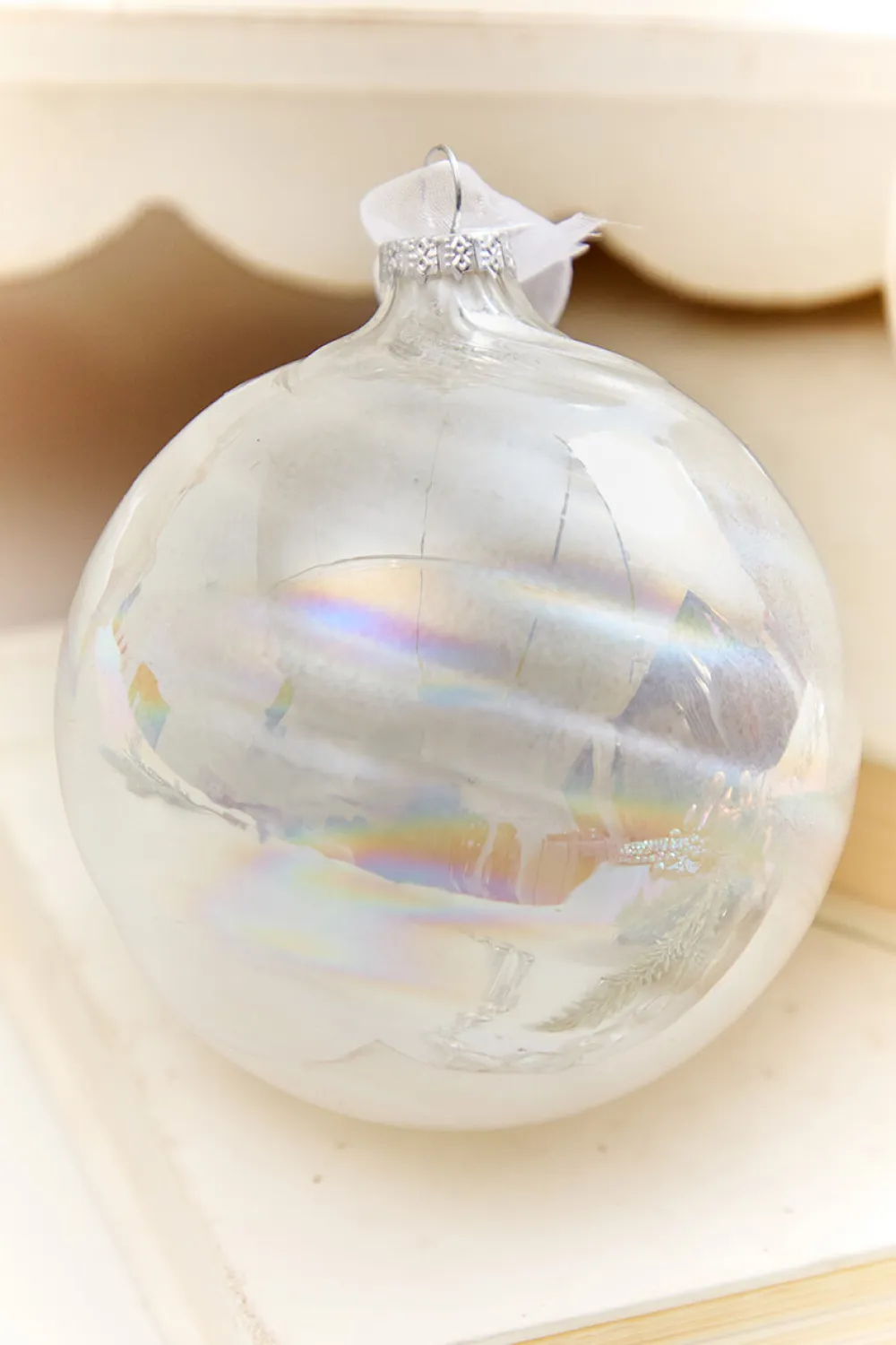 Decorator's Warehouse 4" - 6" Pearlescent Swirl Ornament > Sugar & Spice|Christmas Decor