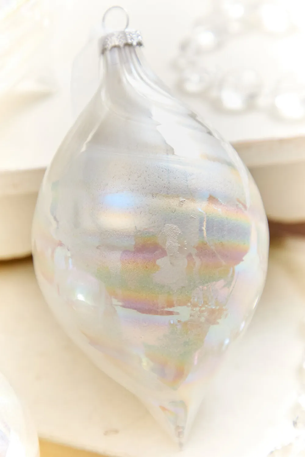 Decorator's Warehouse 4" - 6" Pearlescent Swirl Ornament > Sugar & Spice|Christmas Decor