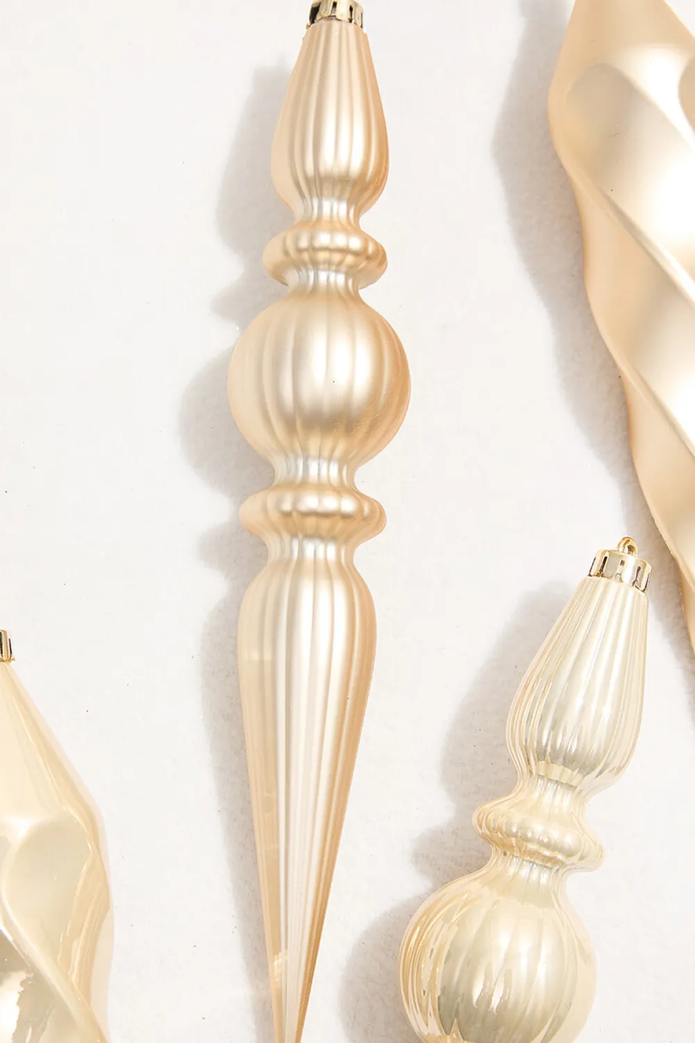 Decorator's Warehouse 12" Pearl Finial Boxed - Set of 4 > Christmas Decor|Natural Elegance