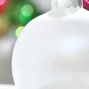 Decorator's Warehouse 6" Pearl Iridescent Ball Ornament > Christmas Decor|Shatterproof