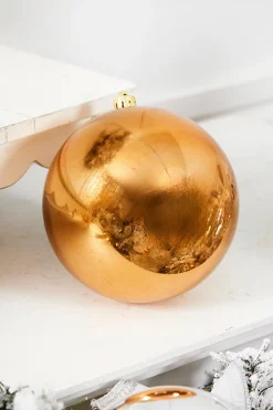 Decorator's Warehouse 5.5" Pecan Brown Shatterproof Ornament > Small Shatterproof (Under 6")|Sugar & Spice