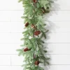Decorator's Warehouse 45" PE Fir Pine with Pinecones Garland > Cardinal|Christmas Decor
