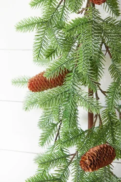Decorator's Warehouse 45" PE Fir Pine with Pinecones Garland > Cardinal|Christmas Decor