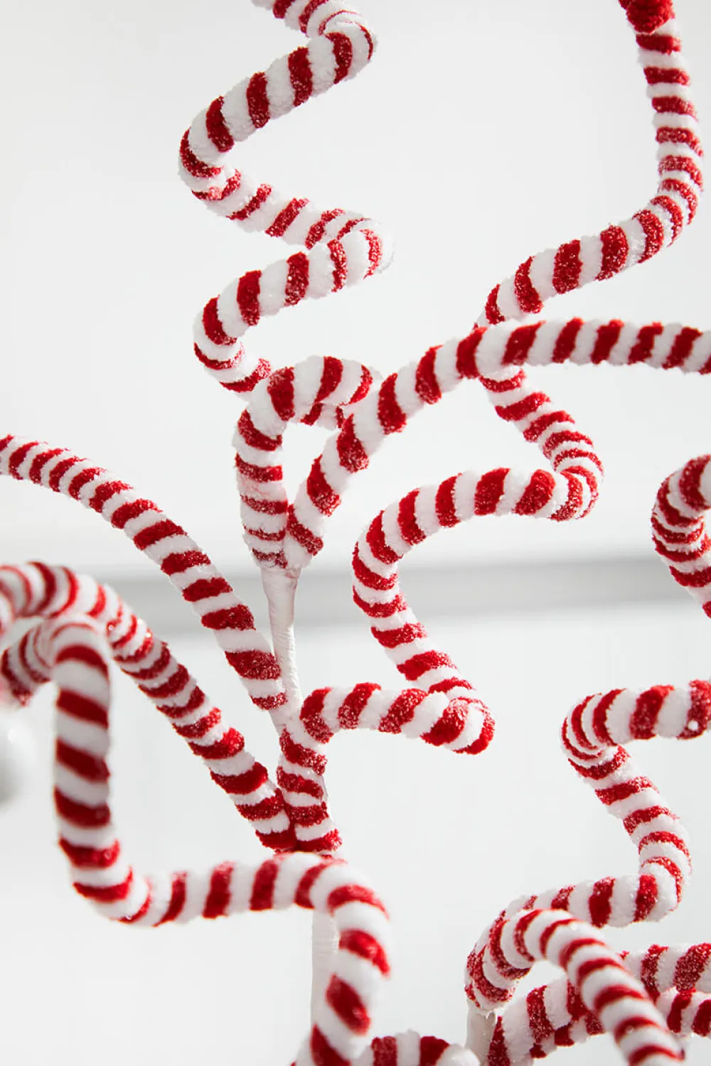 Decorator's Warehouse 23” Peppermint Curly Spray > Christmas Decor|Christmas Sprays