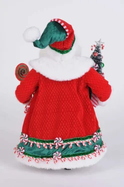 Decorator's Warehouse Peppermint Swirl Santa > Karen Didion