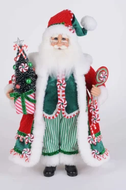 Decorator's Warehouse Peppermint Swirl Santa > Karen Didion