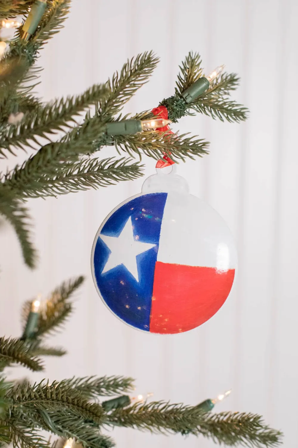 Decorator's Warehouse Personalizable Texas Flag Ornament > Christmas Ornaments|Christmas Ornaments