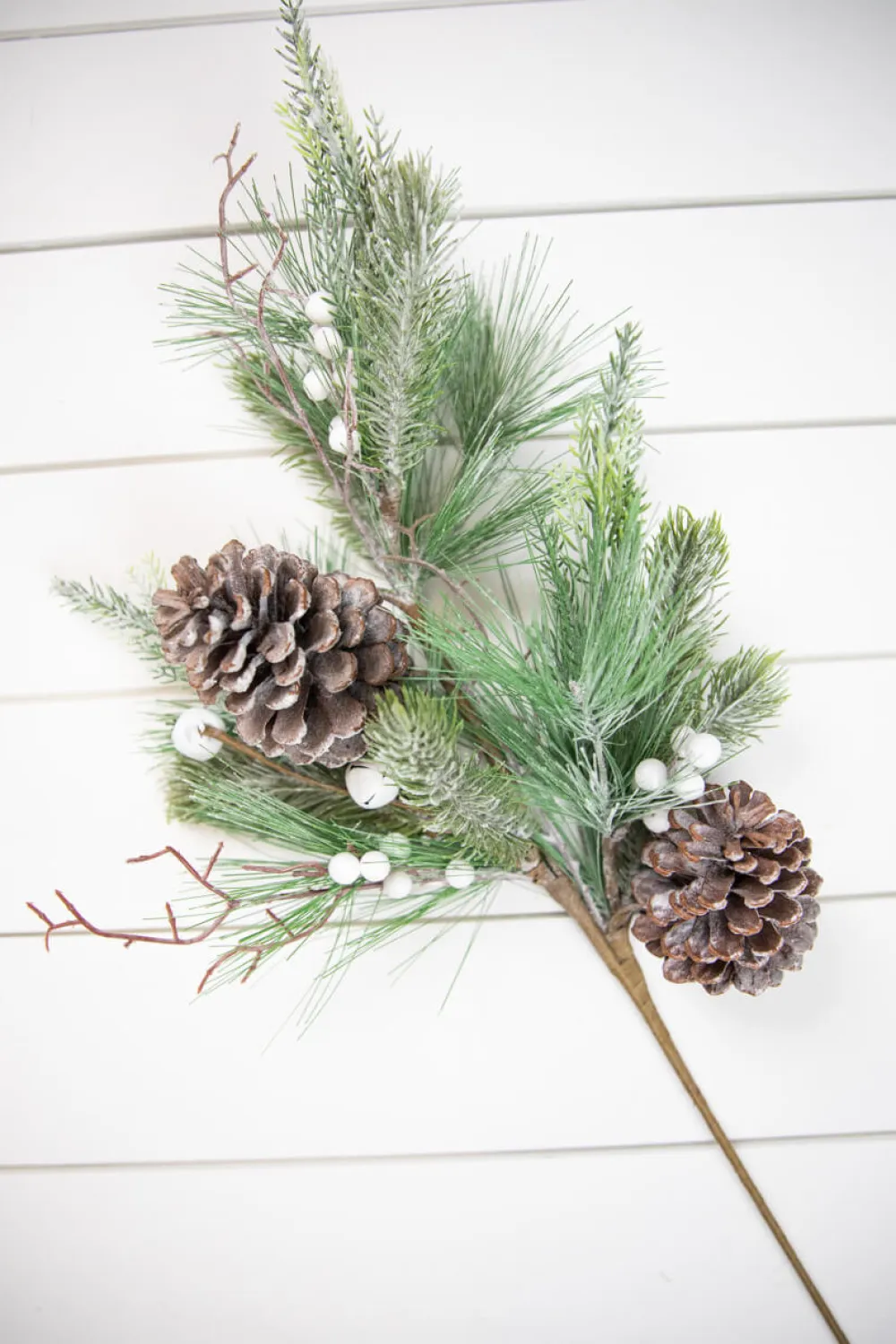 Decorator's Warehouse 29" Pine Berry Bell Spray > Winter Woodland|Christmas Decor