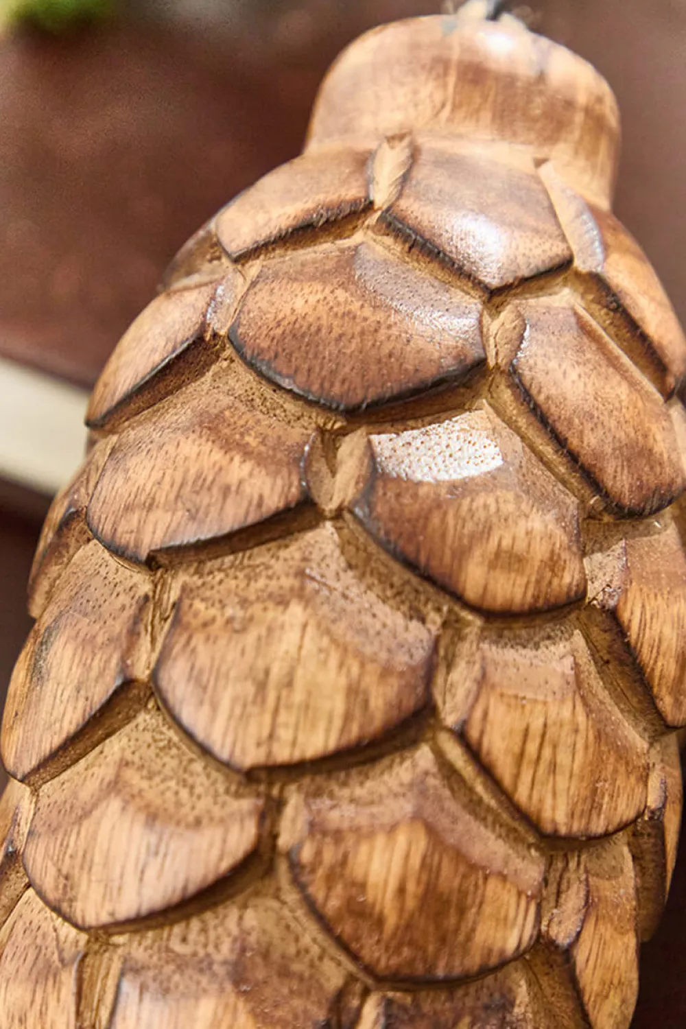 Decorator's Warehouse 5.75" Pinecone Wood Ornament > Christmas Decor|Christmas Ornaments