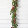 Decorator's Warehouse 48" Pine Juniper Berry Garland > Cardinal|Christmas Decor
