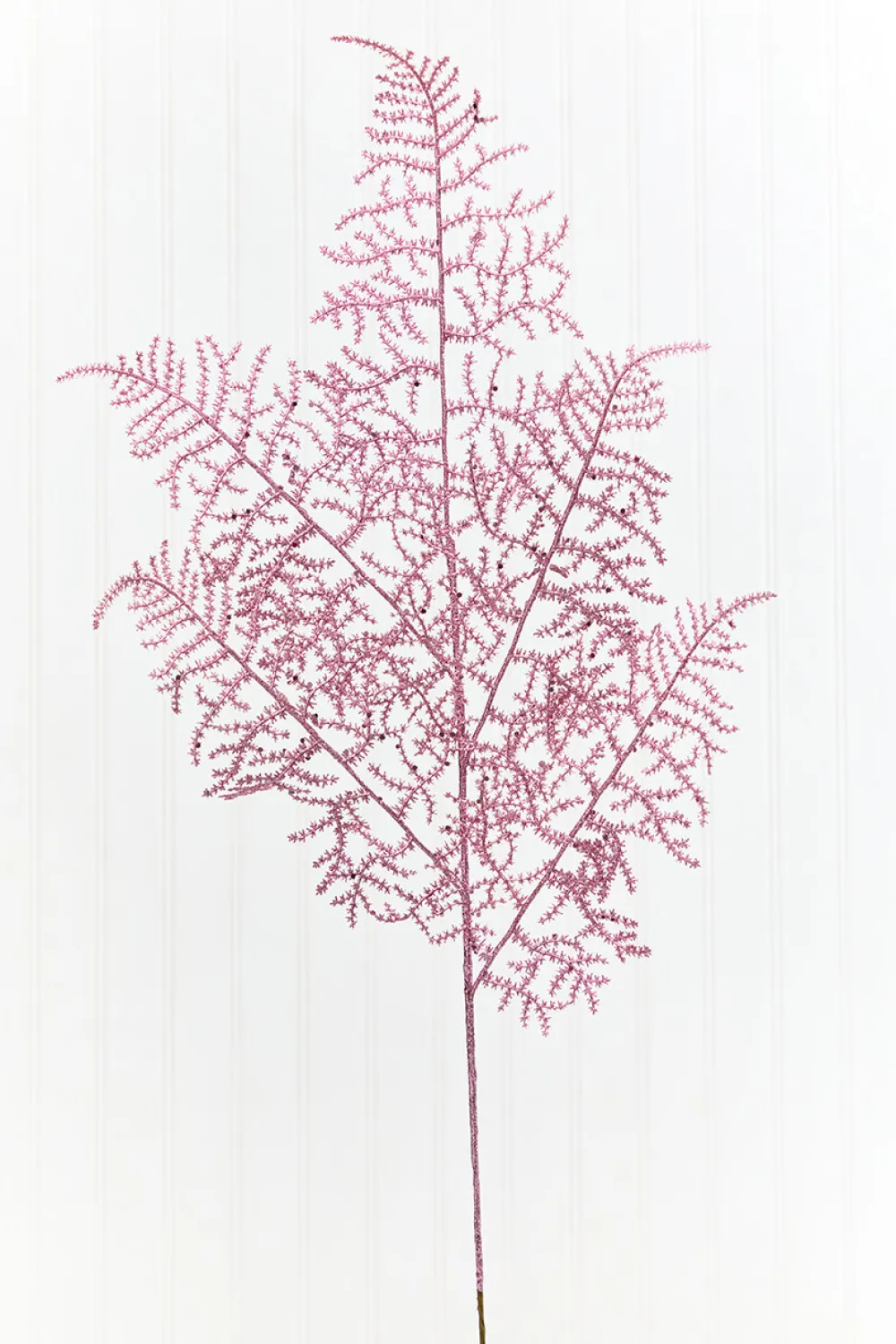 Decorator's Warehouse 35" Pink Glitter Fern Spray > Christmas Sale|Christmas Sprays