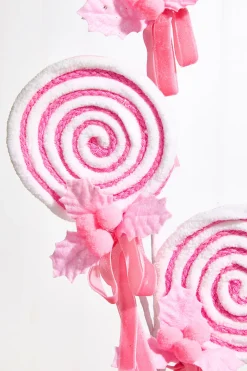 Decorator's Warehouse 24" Pink Lollipop Spray > Christmas Sprays|Christmas Decor