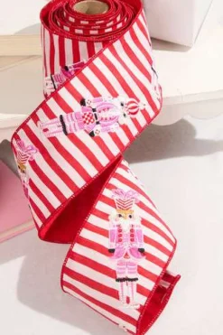 Decorator's Warehouse Pink Peppermint Ribbon Mini Bundle > Christmas Ribbon|Christmas Decor