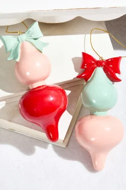 Decorator's Warehouse 5.25" Pink Pop Finial Ornament > Christmas Decor|Valentine'S Decor