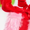 Decorator's Warehouse 9" Pink & Red Furry Gift Box > Christmas Decor|Storyville