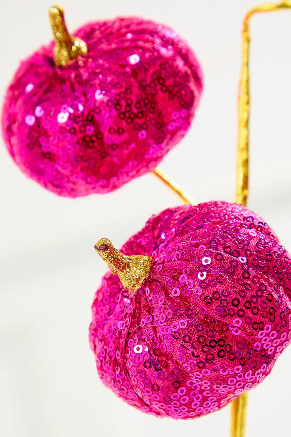 Decorator's Warehouse 24" Pink Sequin Pumpkin Spray > Halloween|Halloween