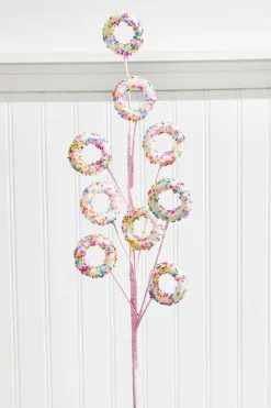 Decorator's Warehouse 24” Pink Sprinkle Donut Spray > Christmas Sale|Christmas Sprays