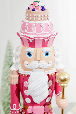 Decorator's Warehouse 21" Pink Sweet Shoppe Nutcracker > Best Sellers|Santa'S Sweet Shoppe
