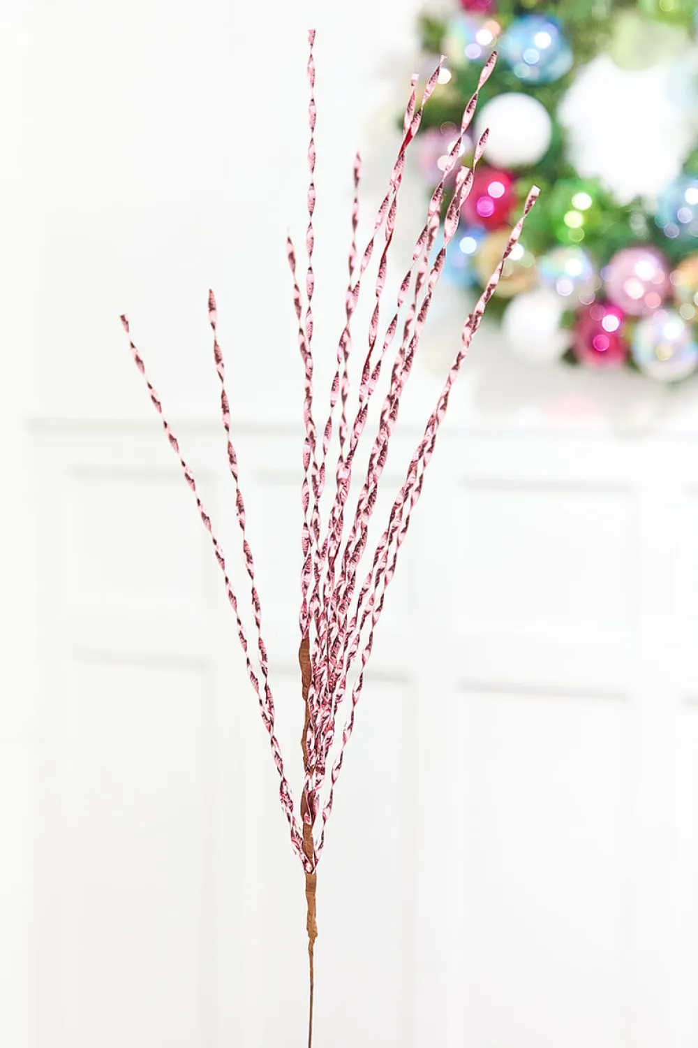 Decorator's Warehouse 32" Pink Twisted Grass Spray > Christmas Sale|Christmas Sprays
