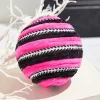 Decorator's Warehouse 5" Pink Velvet Stripe Ball Ornament > Halloween|Halloween