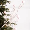 Decorator's Warehouse 25” Pink & White Velvet Corkscrew Spray > Christmas Sprays|Christmas Decor