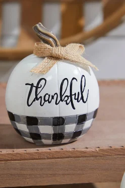 Decorator's Warehouse 4" Plaid Harvest Pumpkin > Fall Decor|Fall Decor