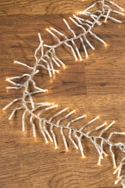 Decorator's Warehouse 12.5' Platinum Elite Cluster Lights - 380L Warm White (Clear Cord) > Twinkle Cluster Lights|Twinkle Cluster Lights