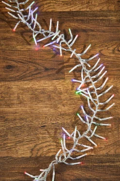 Decorator's Warehouse 53' Platinum Elite Cluster Lights - 1560L Multi (Clear Cord) > Vintage Christmas Lights|Twinkle Cluster Lights