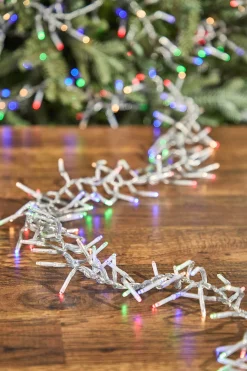 Decorator's Warehouse 53' Platinum Elite Cluster Lights - 1560L Multi (Clear Cord) > Vintage Christmas Lights|Twinkle Cluster Lights