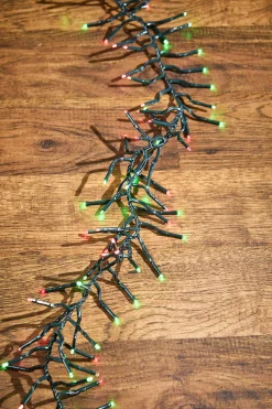 Decorator's Warehouse 53' Platinum Elite Cluster Lights - 1560L Red & Green (Green Cord) > Vintage Christmas Lights|Twinkle Cluster Lights