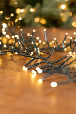 Decorator's Warehouse 25' Platinum Elite Cluster Lights - 760L Warm White (Green Cord) > White Christmas|Nutcracker